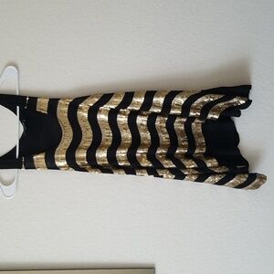 Black and Gold Tank Top